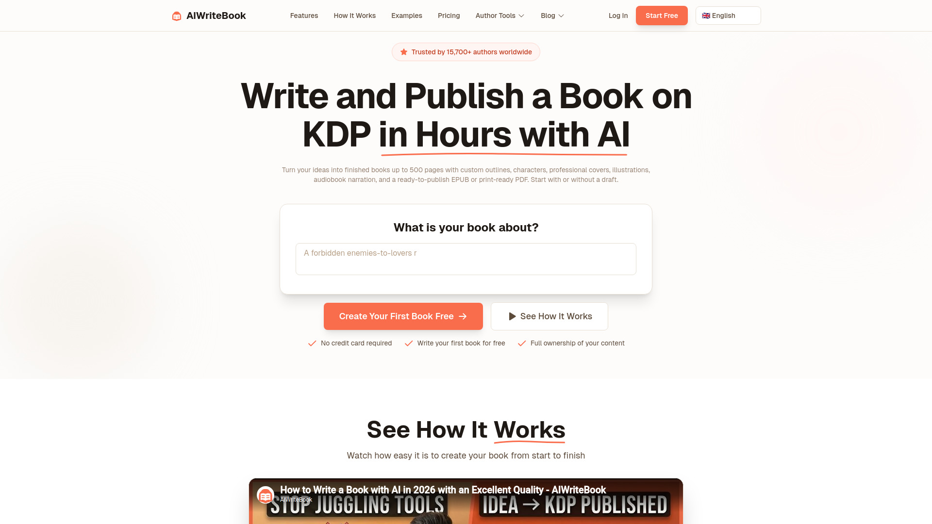 AIWriteBook screenshot