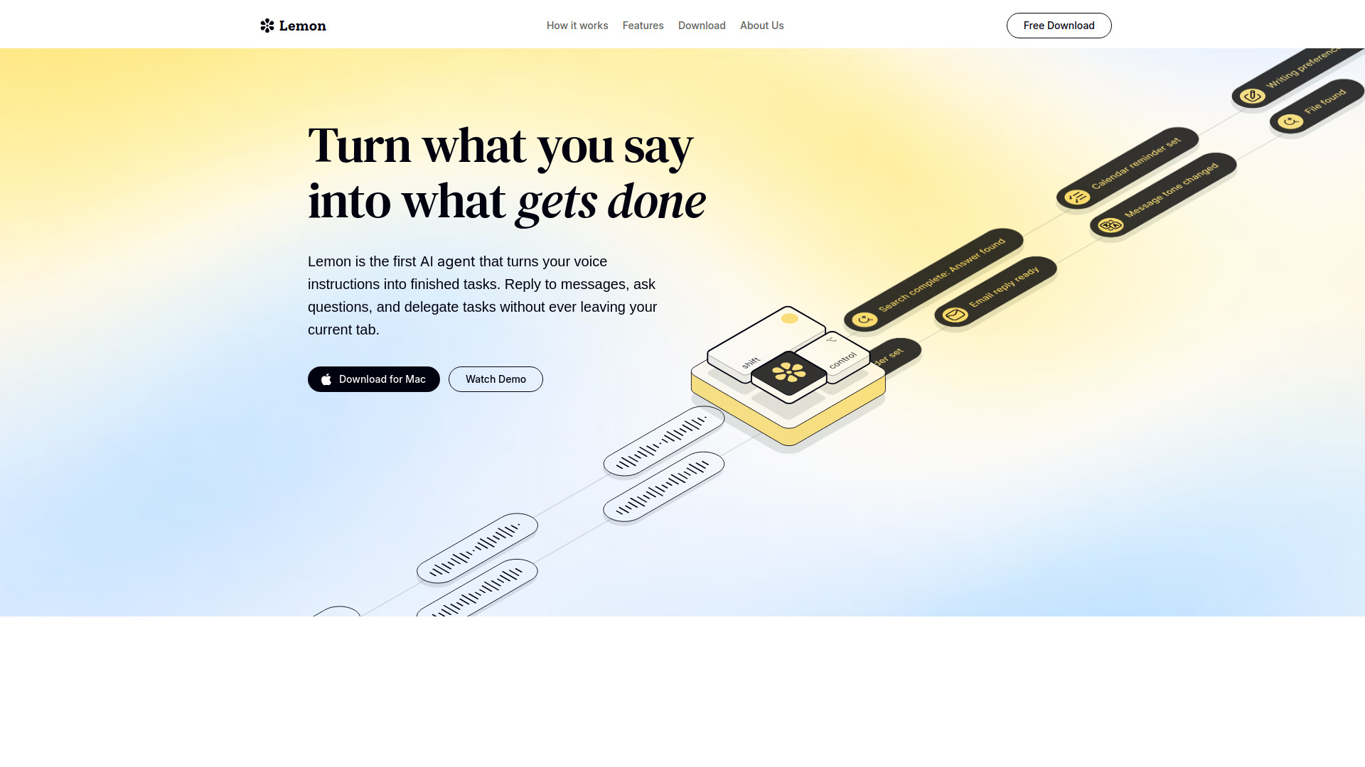 Lemon screenshot