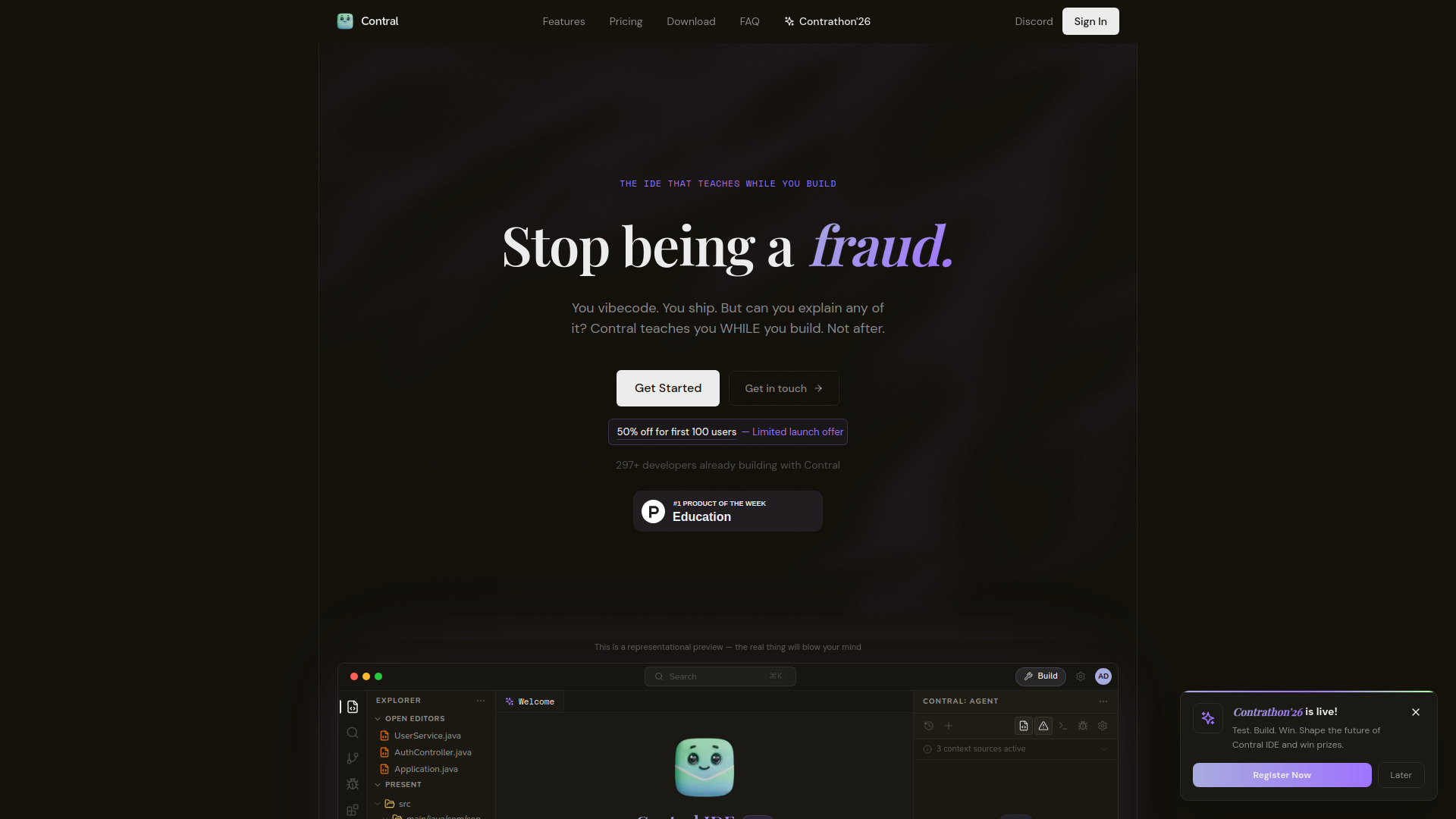 Contral screenshot