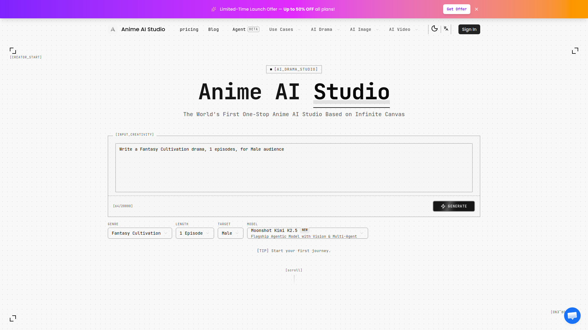 Anime AI Studio screenshot
