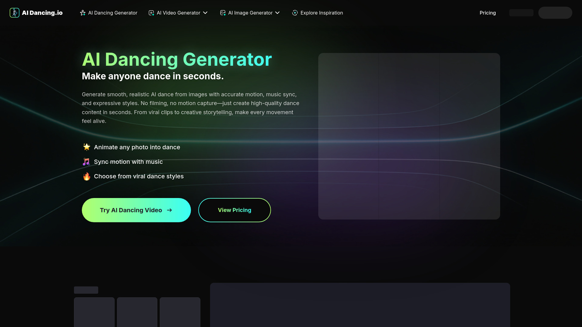 AI Dancing Generator screenshot