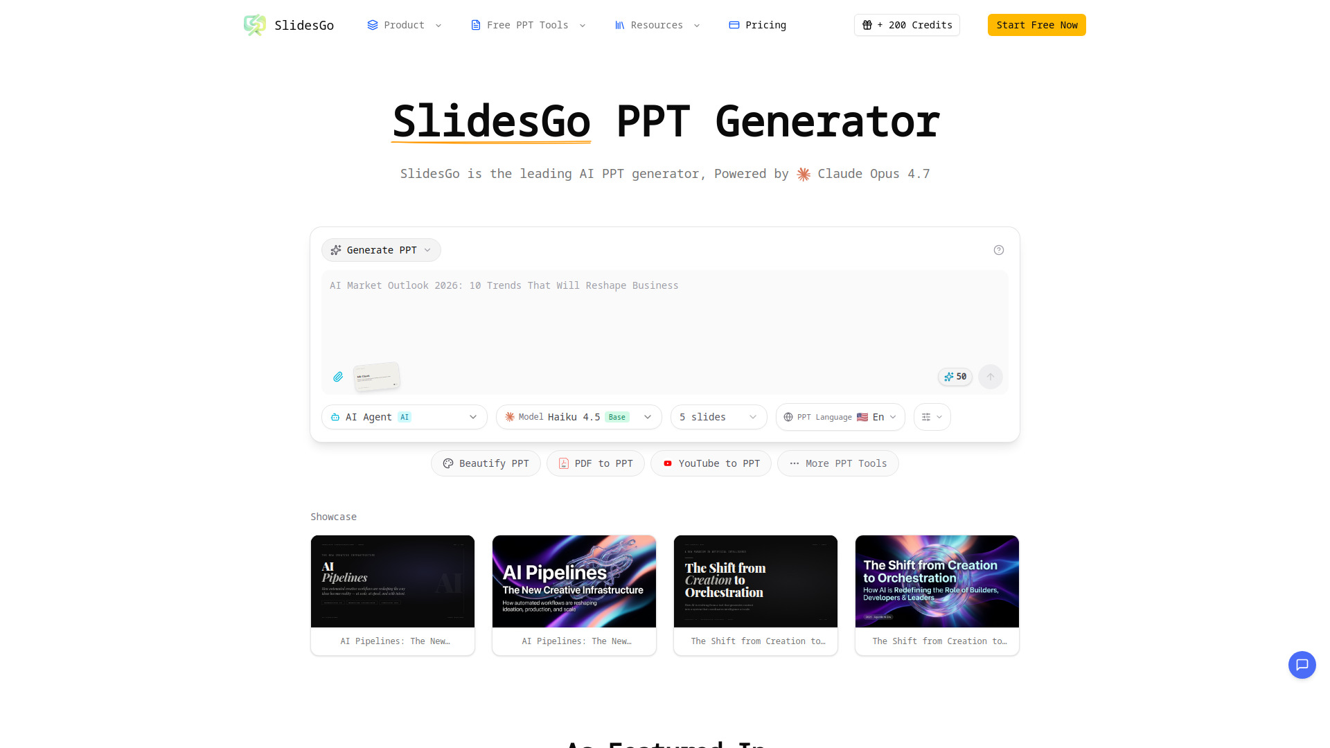 SlidesGo screenshot