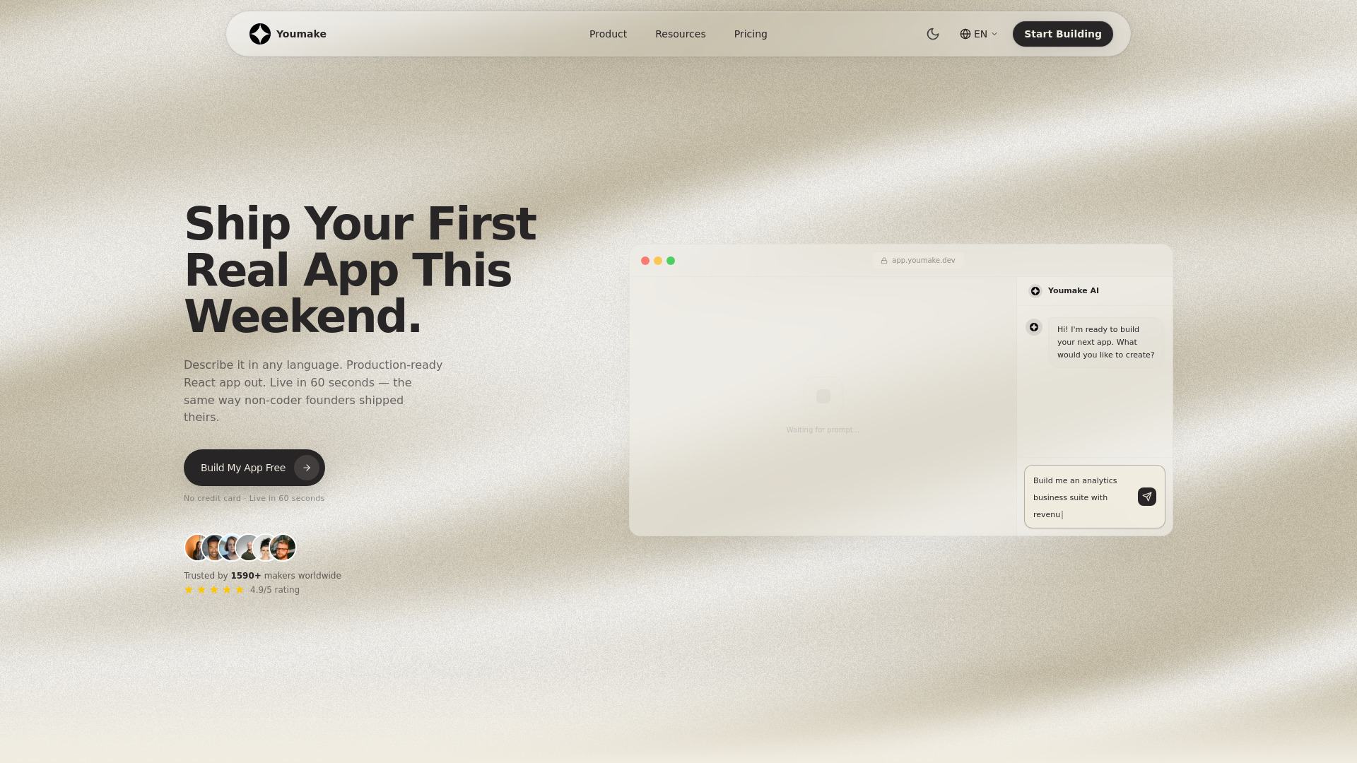 Youmake screenshot