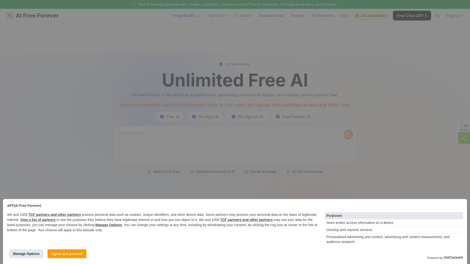 AIFreeForever screenshot