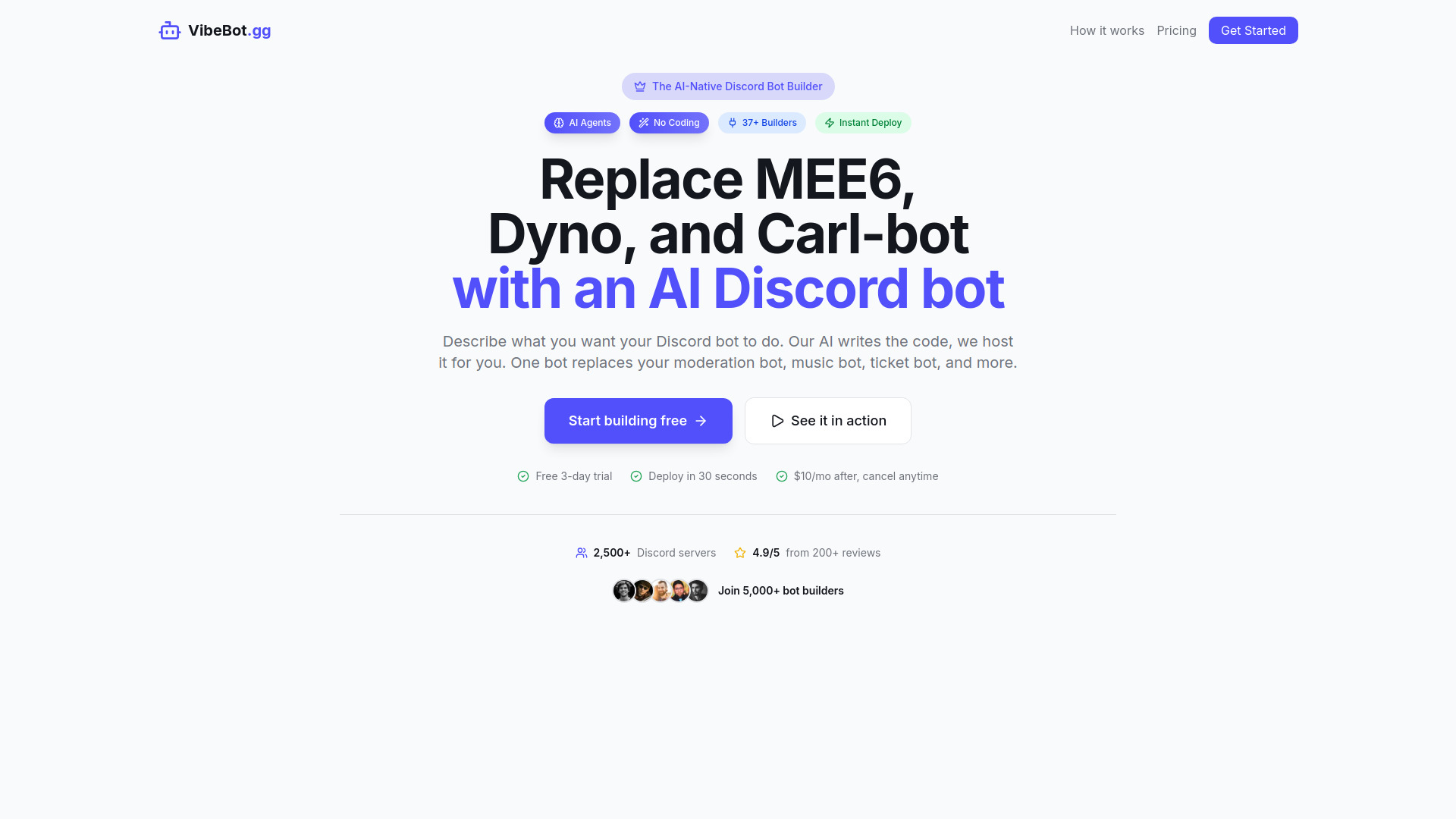 VibeBot.gg screenshot