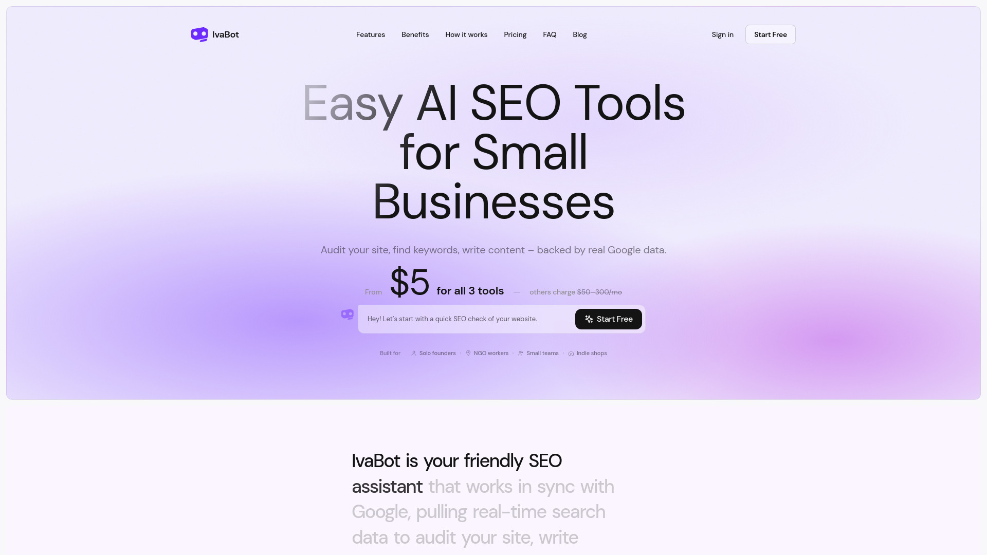 IvaBot screenshot