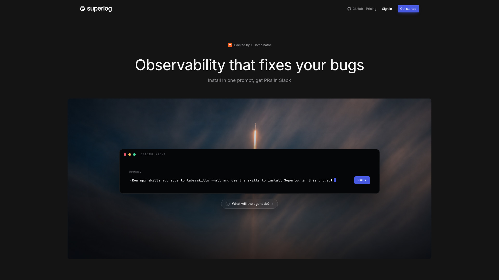 Superlog screenshot