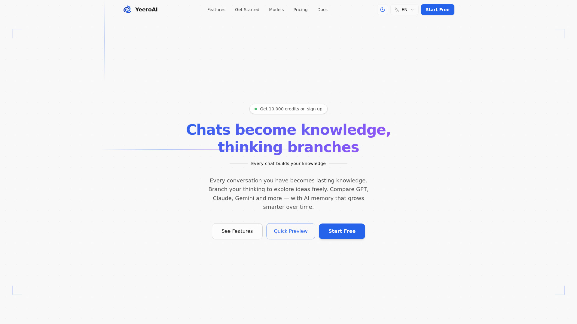 YeeroAI screenshot