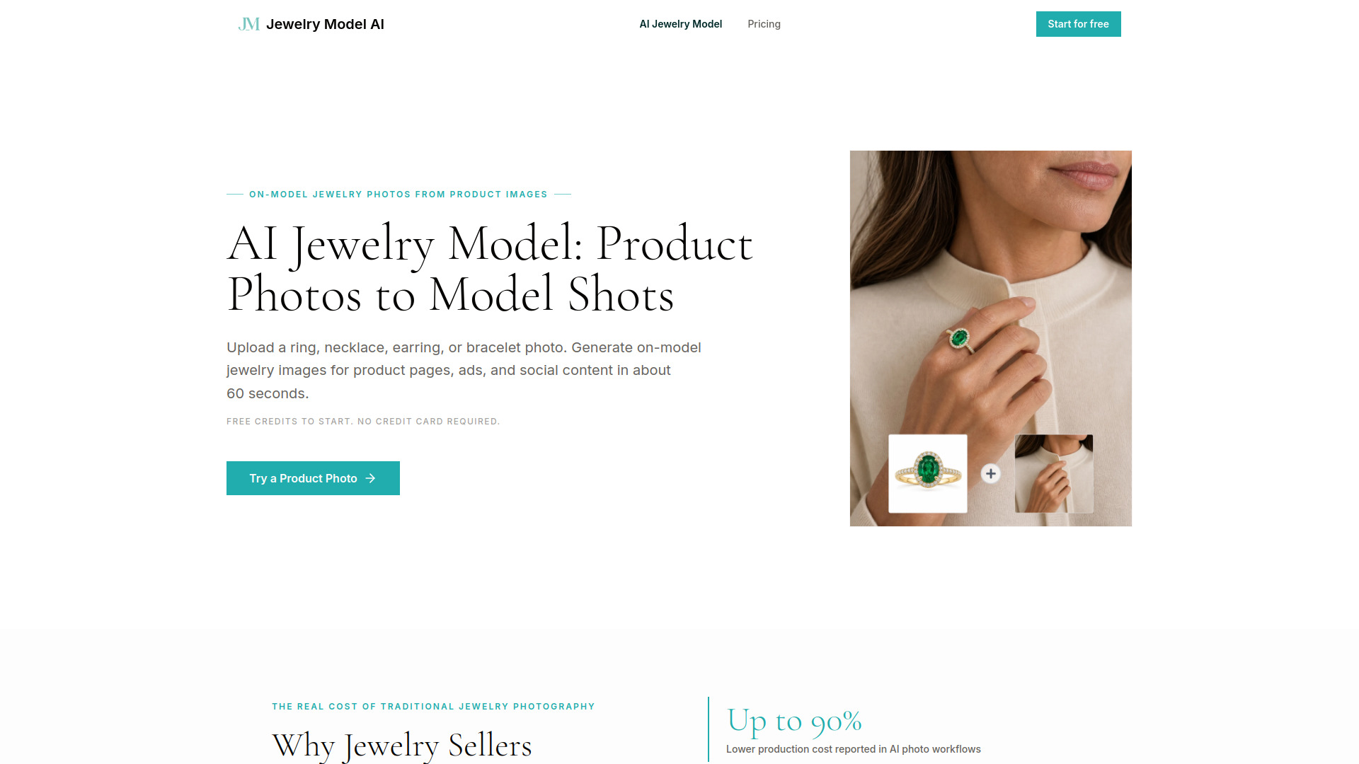 Jewelry Model AI screenshot