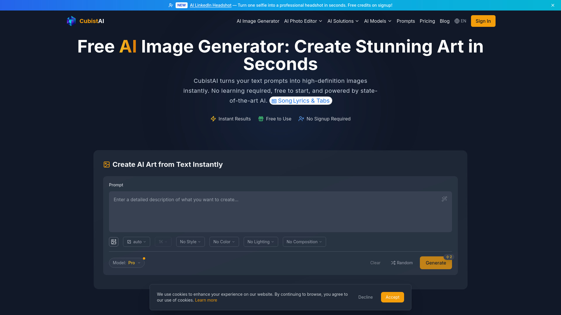 CubistAI screenshot