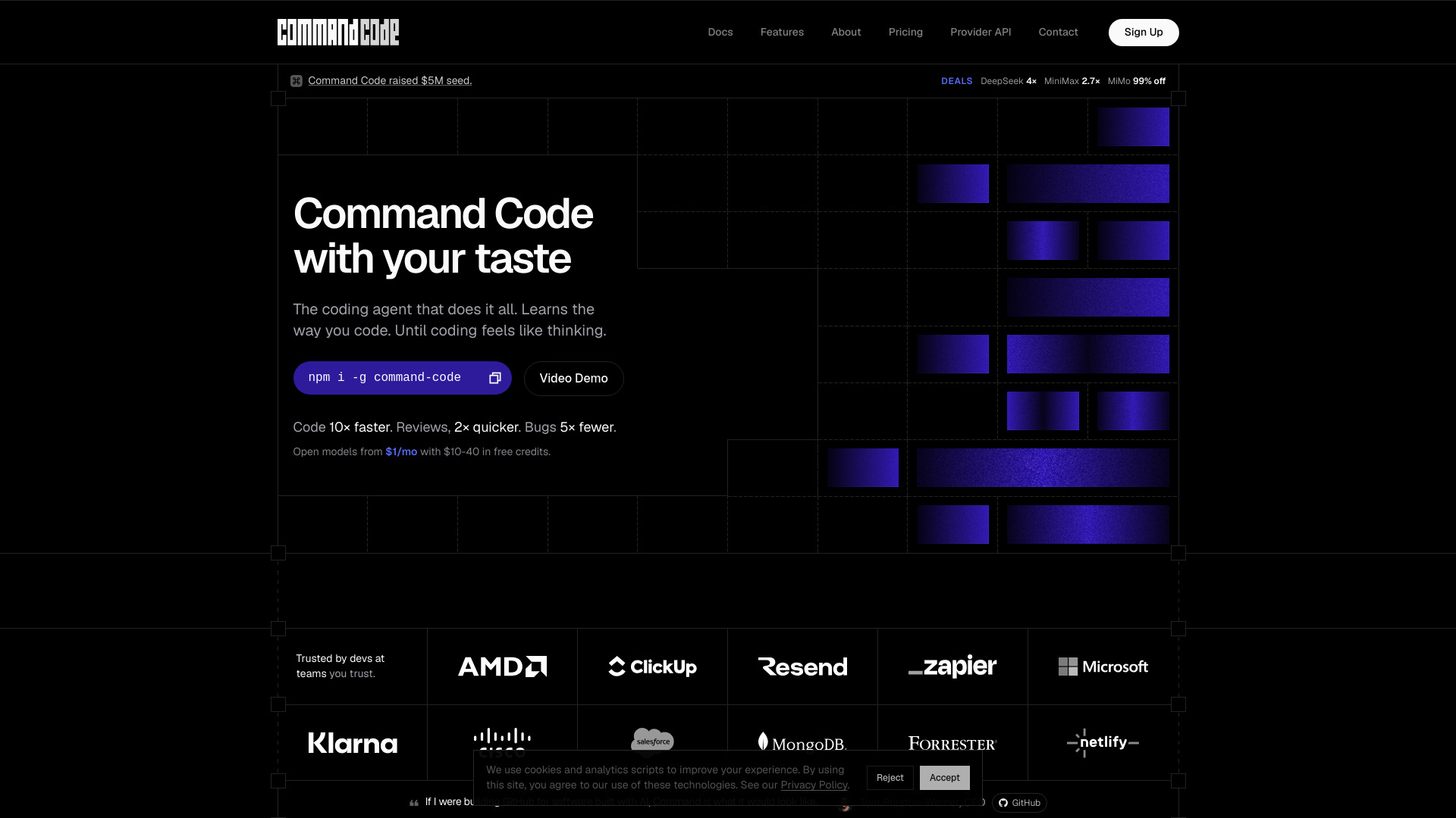 Command Code screenshot