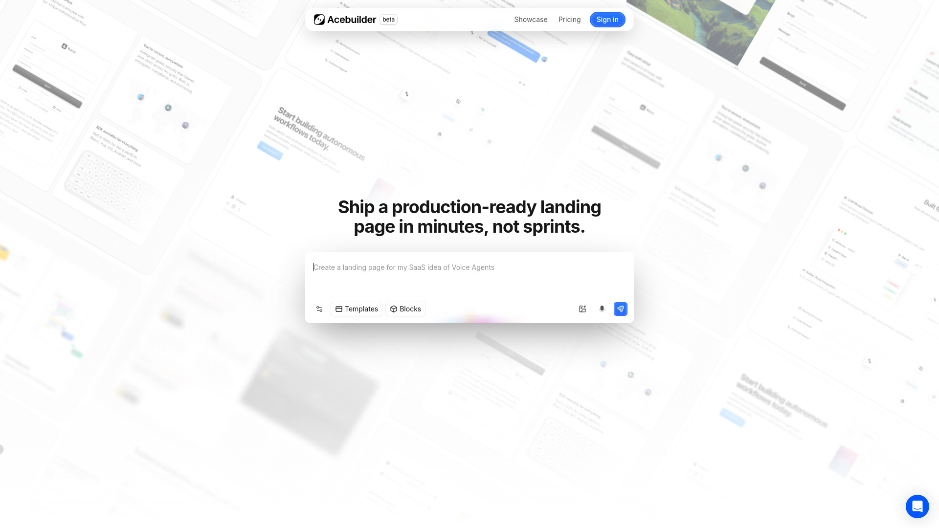 Acebuilder screenshot