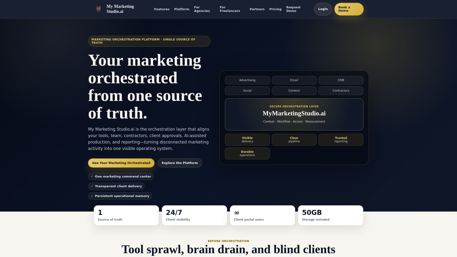 My Marketing Studio.ai screenshot