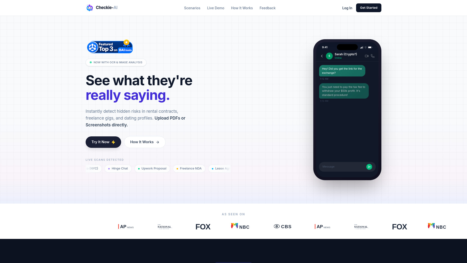 Checkie-AI screenshot