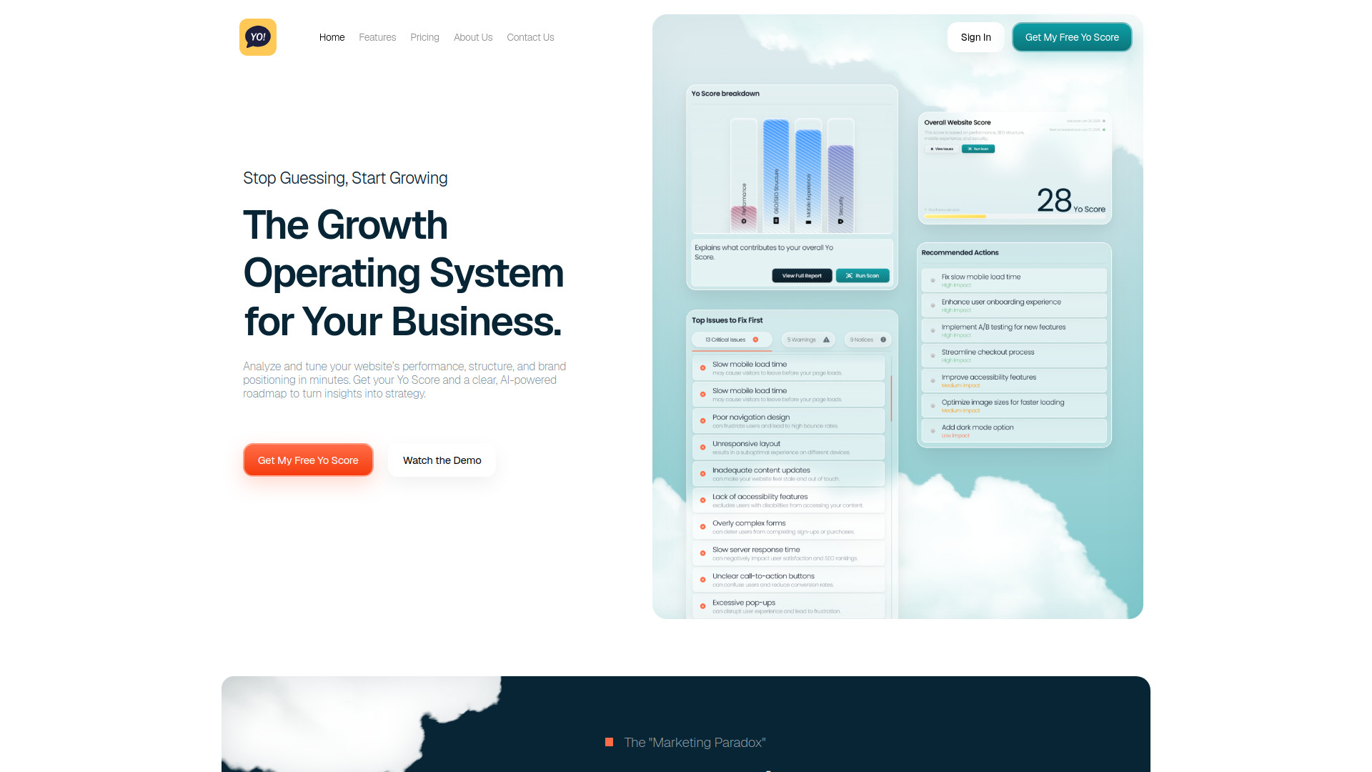 Yo MaaS (Marketing-as-a-Service) screenshot