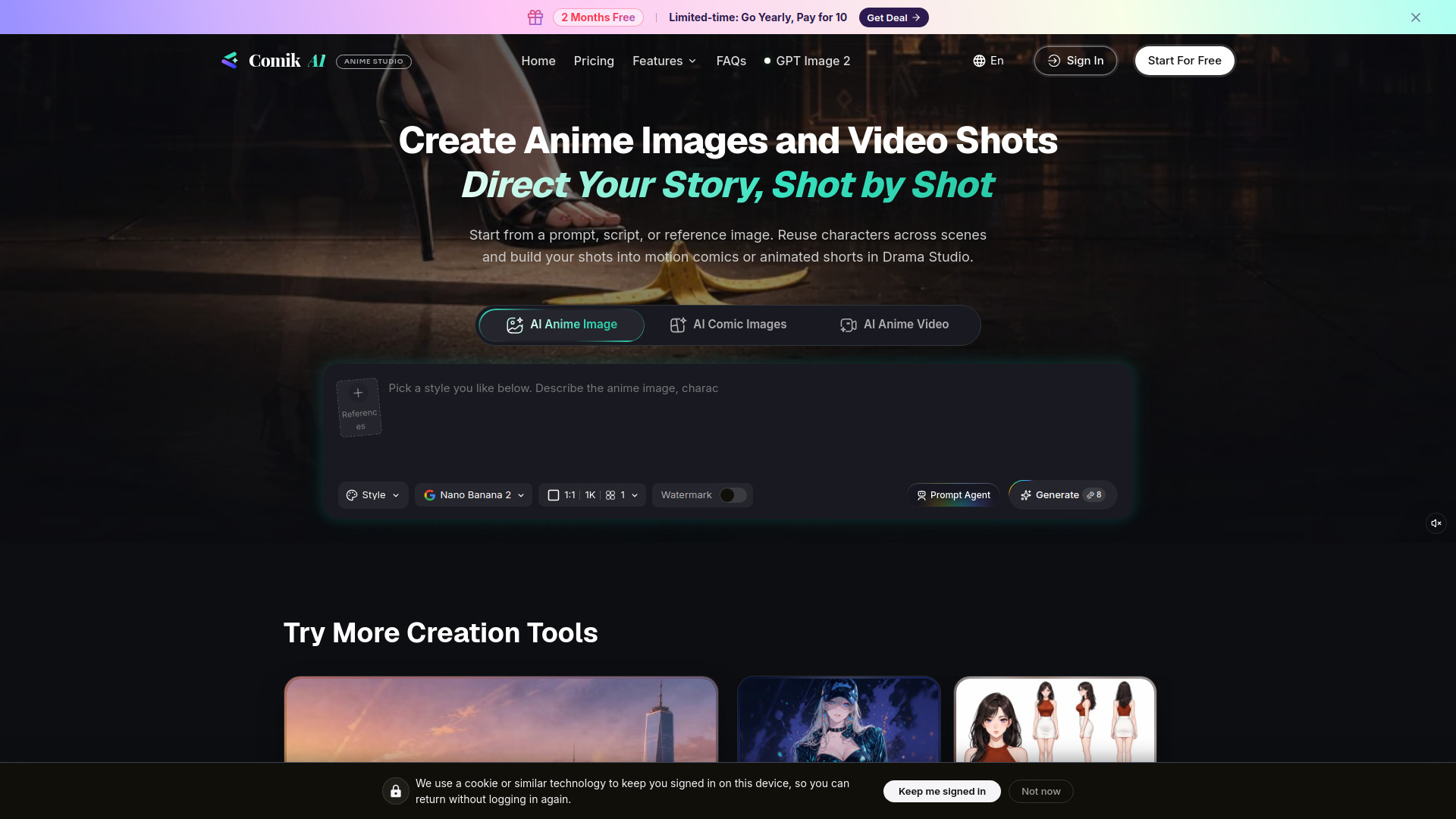 Comik AI screenshot