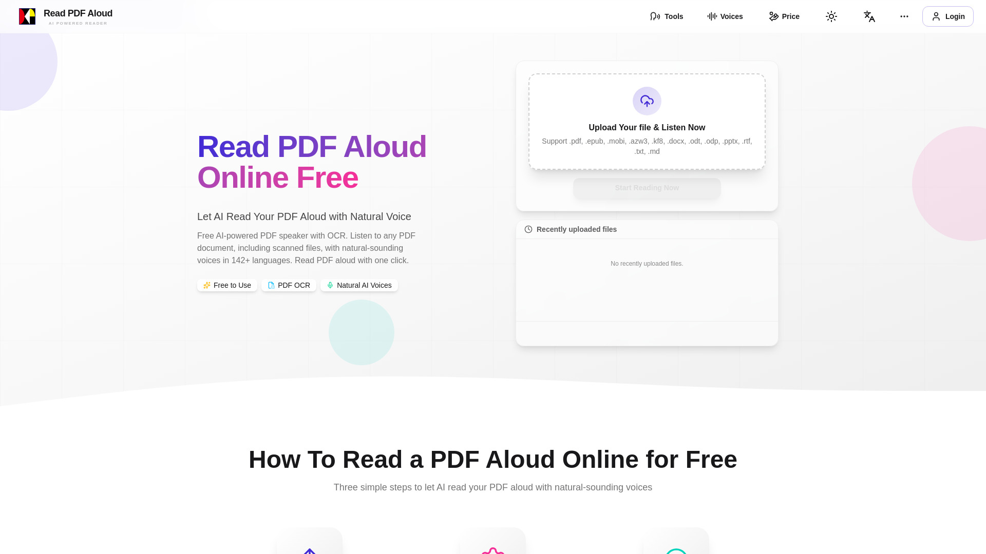Read PDF Aloud screenshot