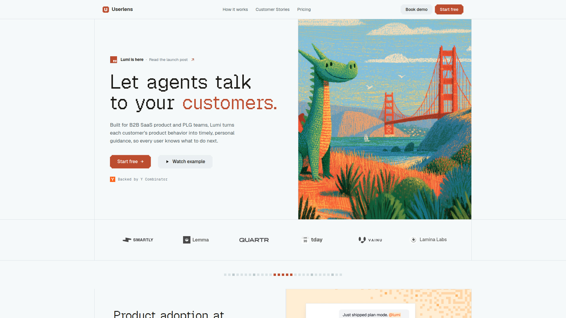 Userlens screenshot