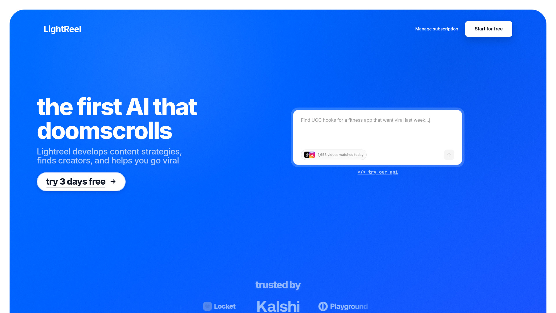 LightReel screenshot