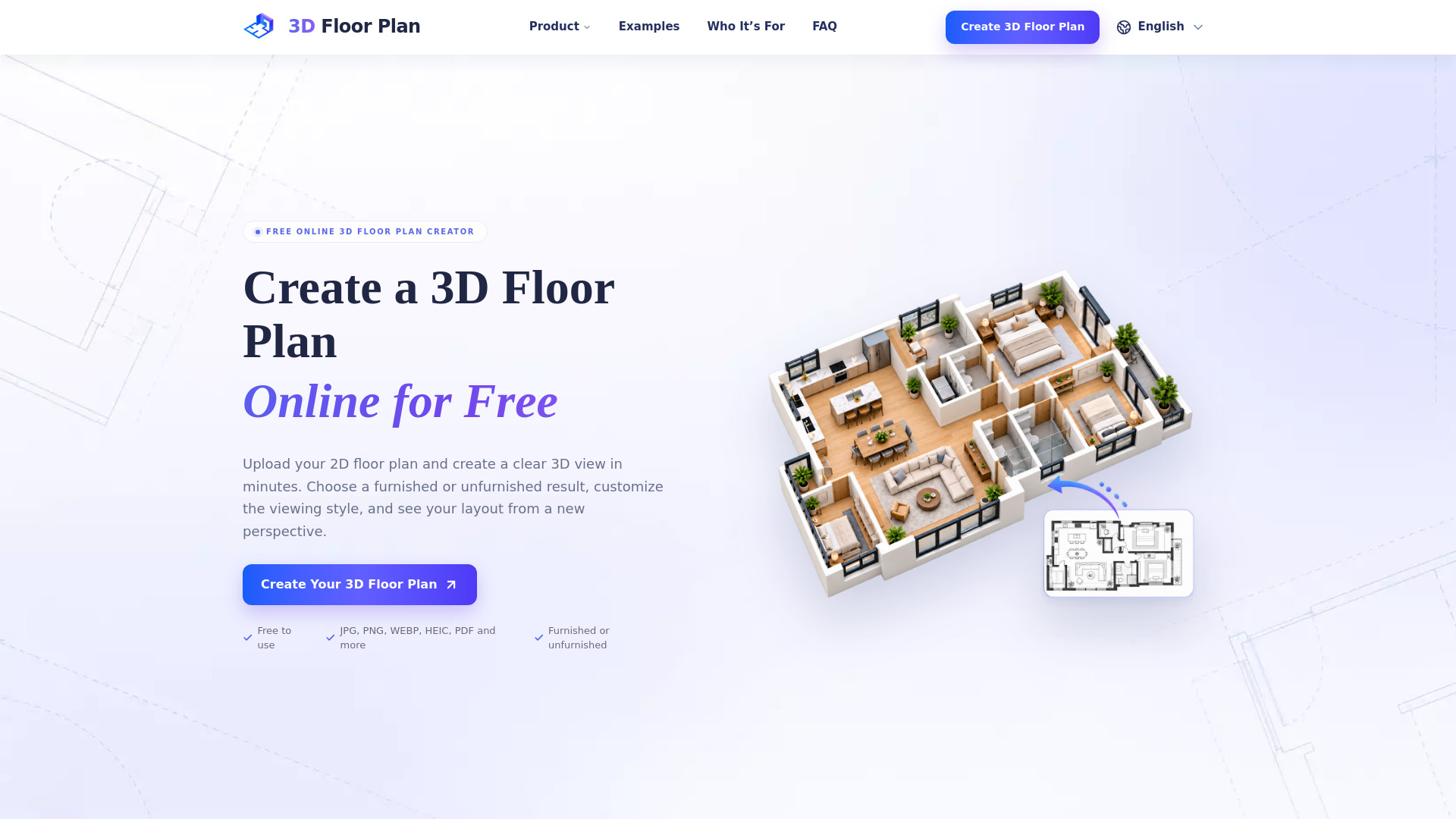 3D Floor Plan AI screenshot