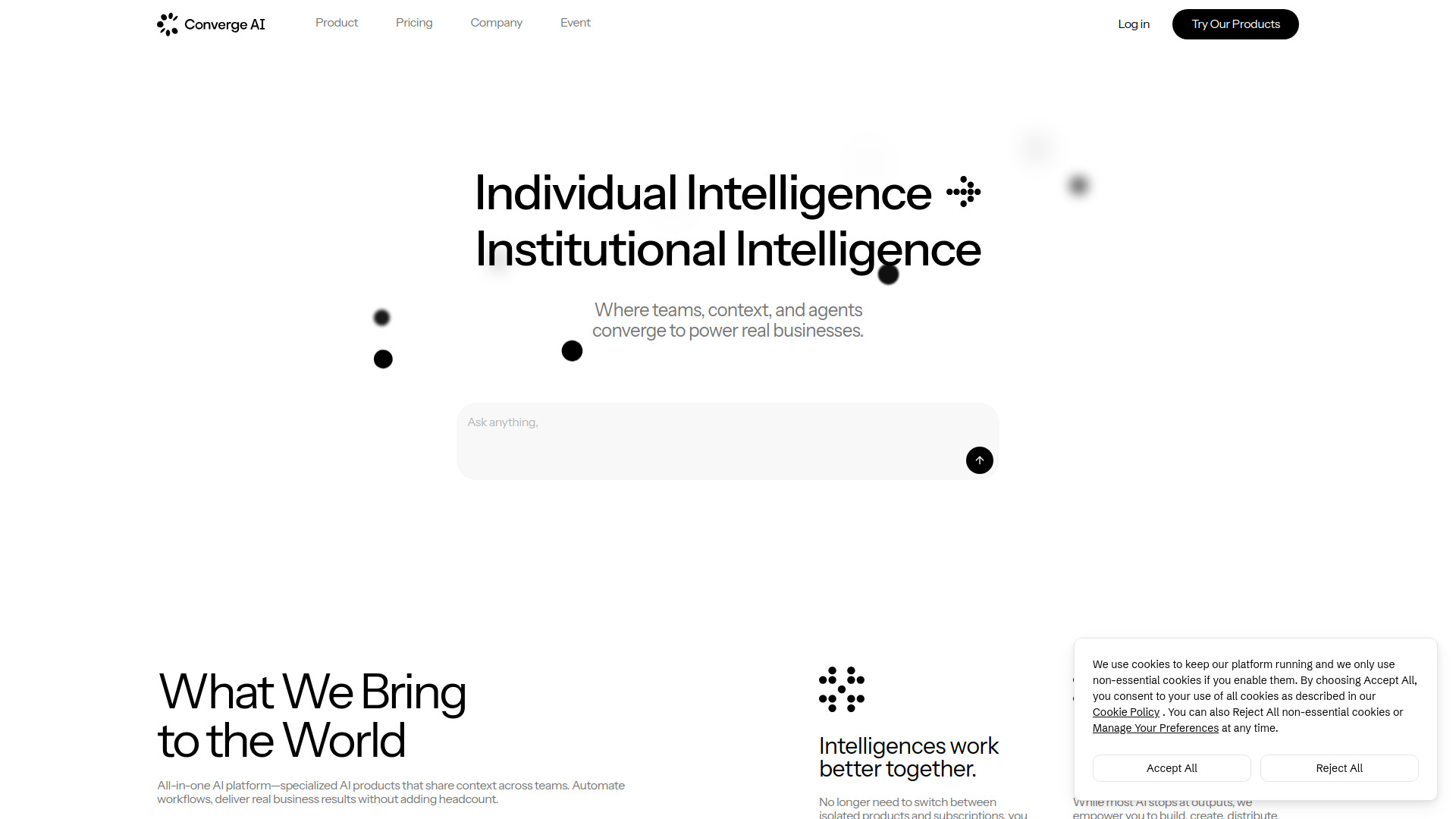 Converge AI screenshot