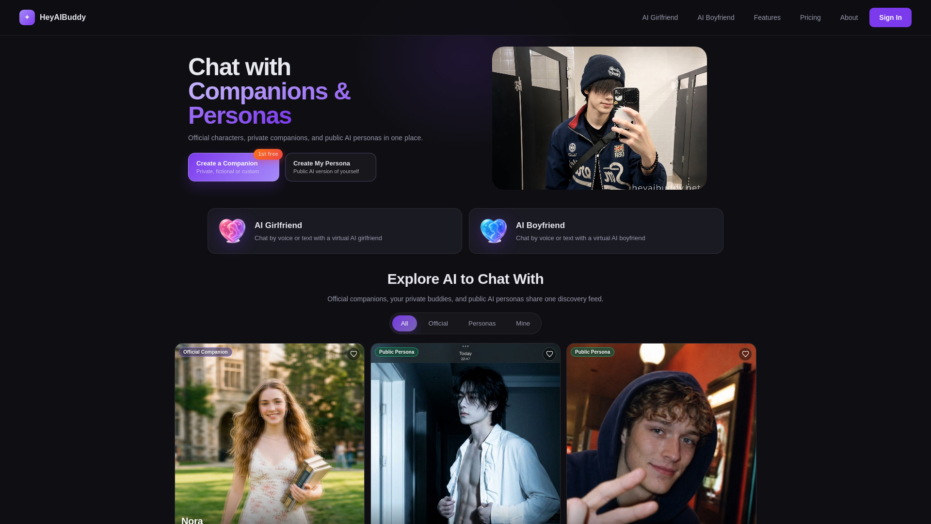 HeyAIBuddy screenshot