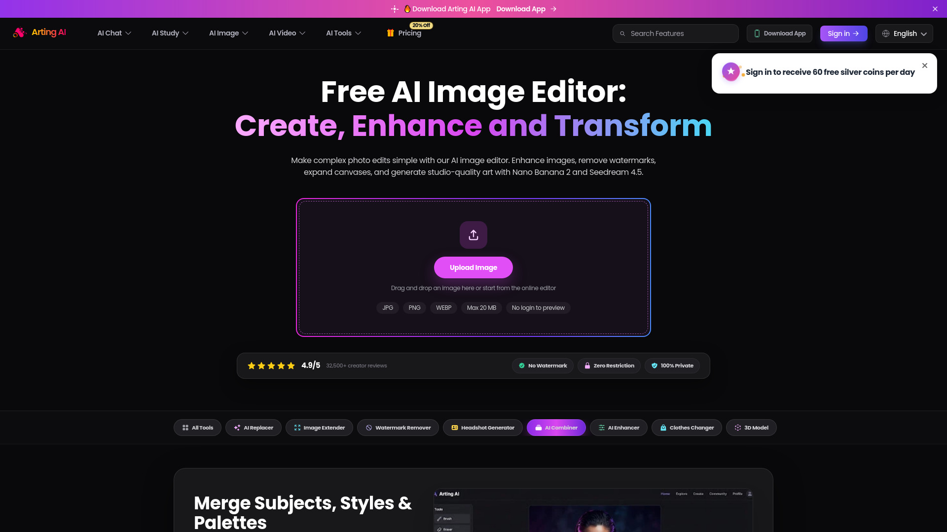 AI Image Editor screenshot