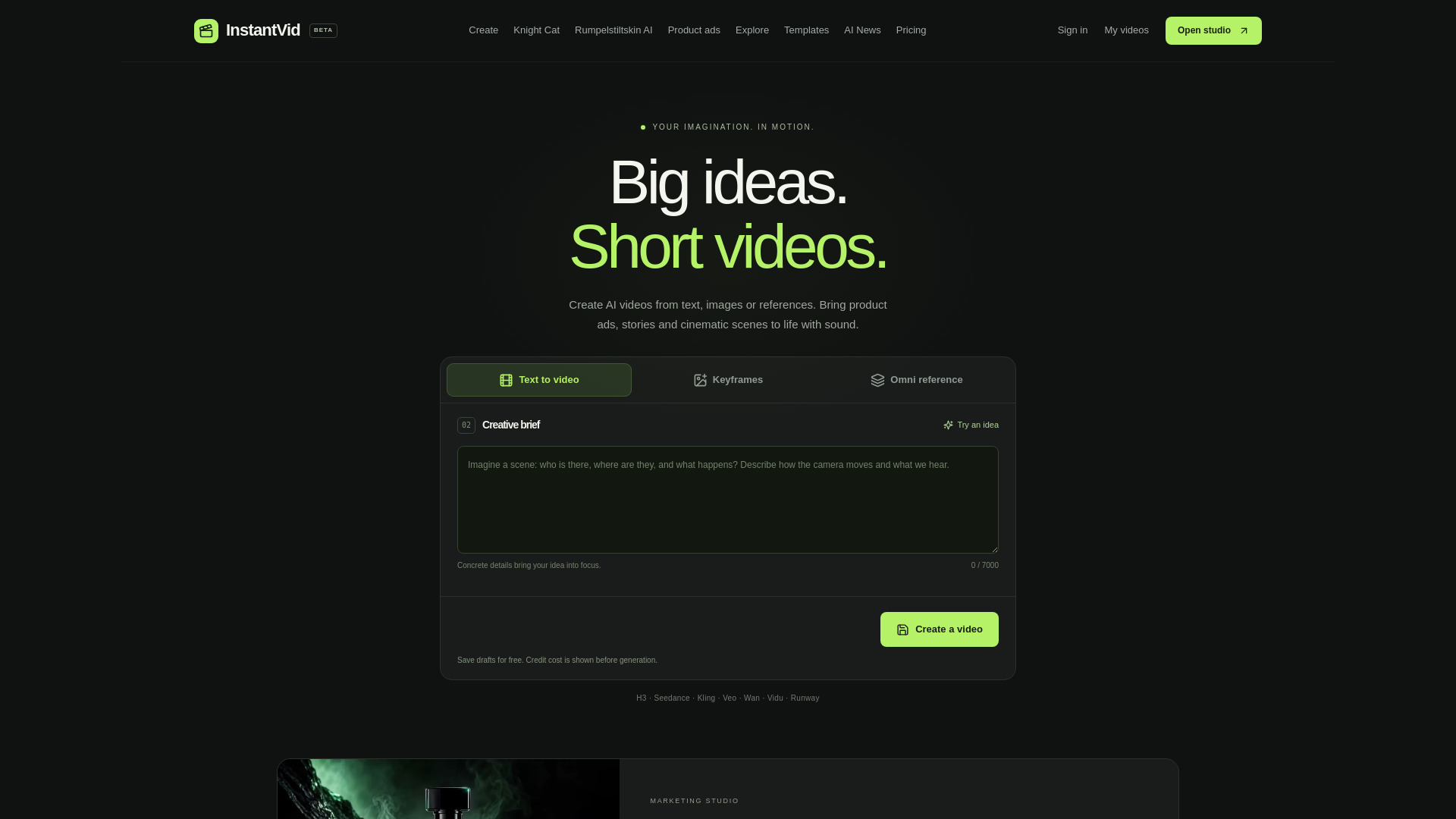 instantvid.ai screenshot