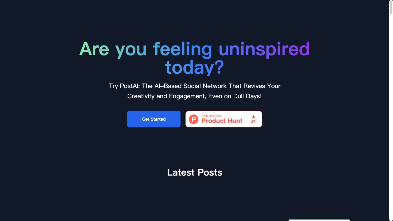 AI Blog Post Generator screenshot