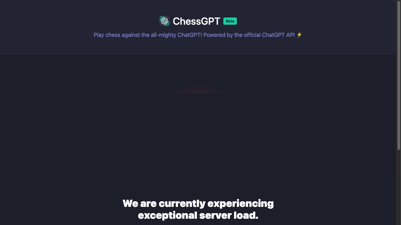 ChessGPTPlay screenshot