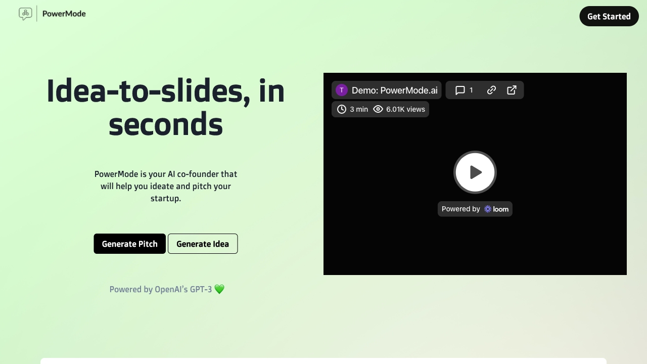 PowerMode screenshot