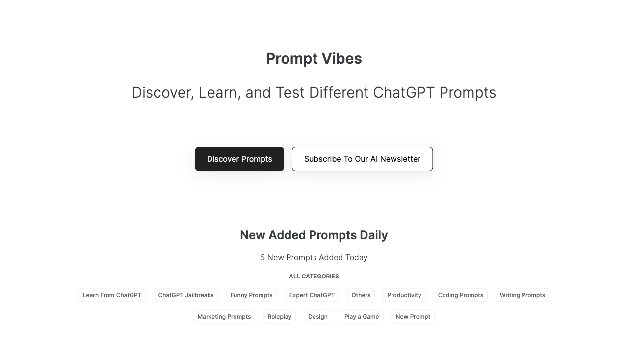 PromptVibes screenshot