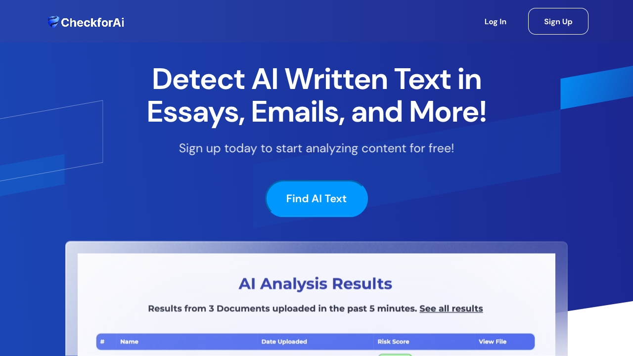 CheckforAi screenshot