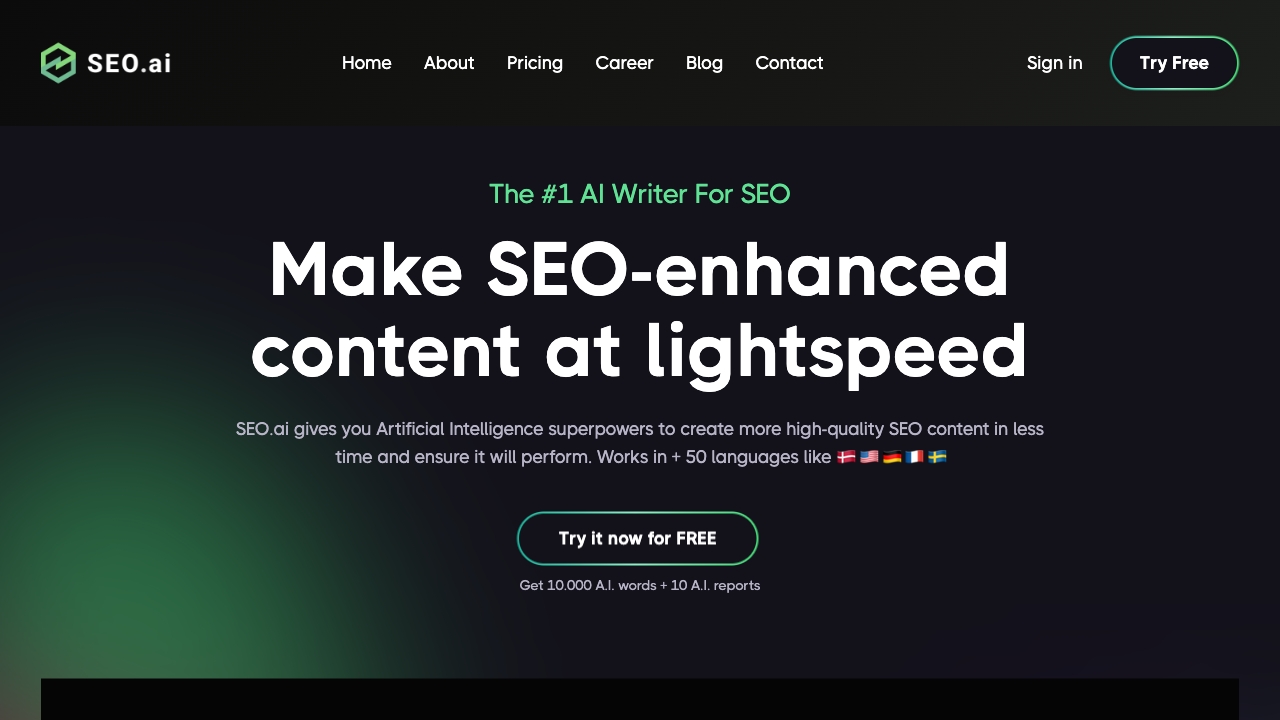 SEO.AI screenshot