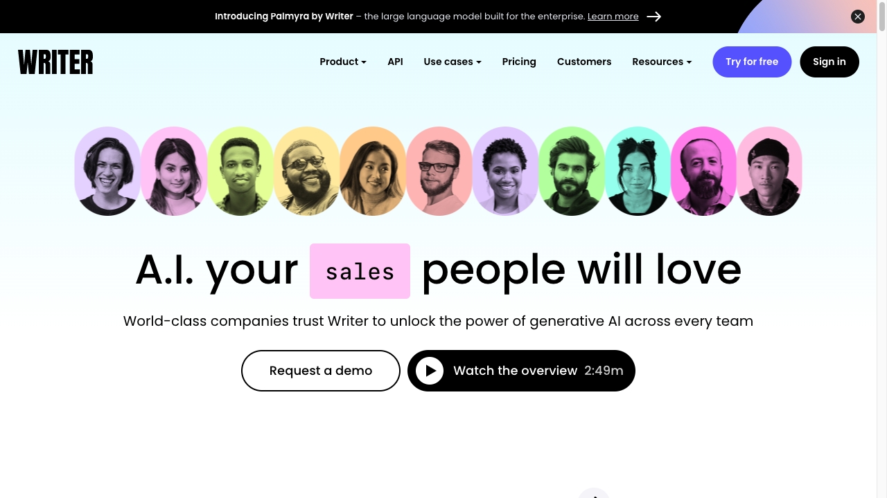 Writer screenshot