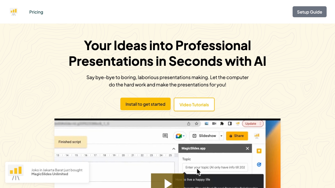 MagicSlides.app screenshot