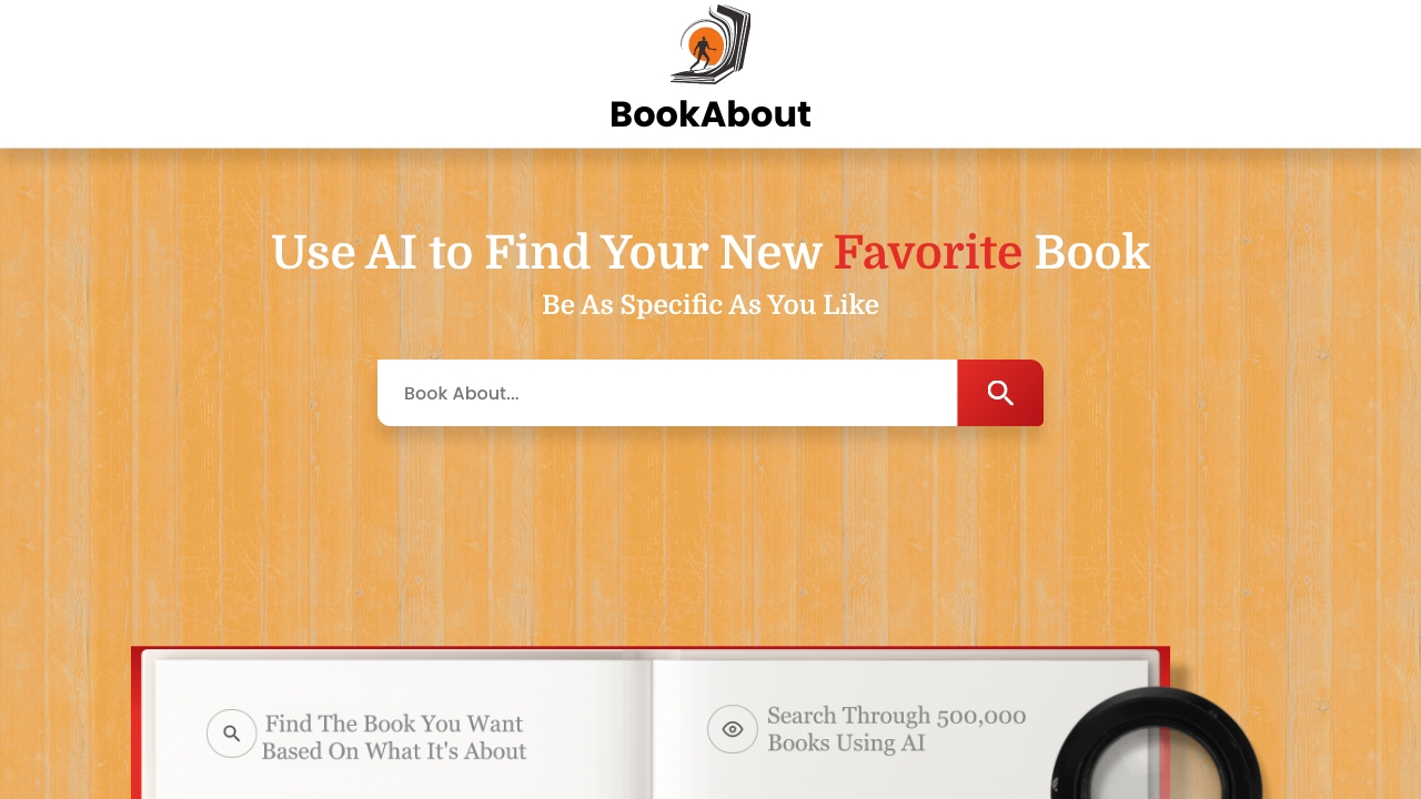 BookAbout screenshot