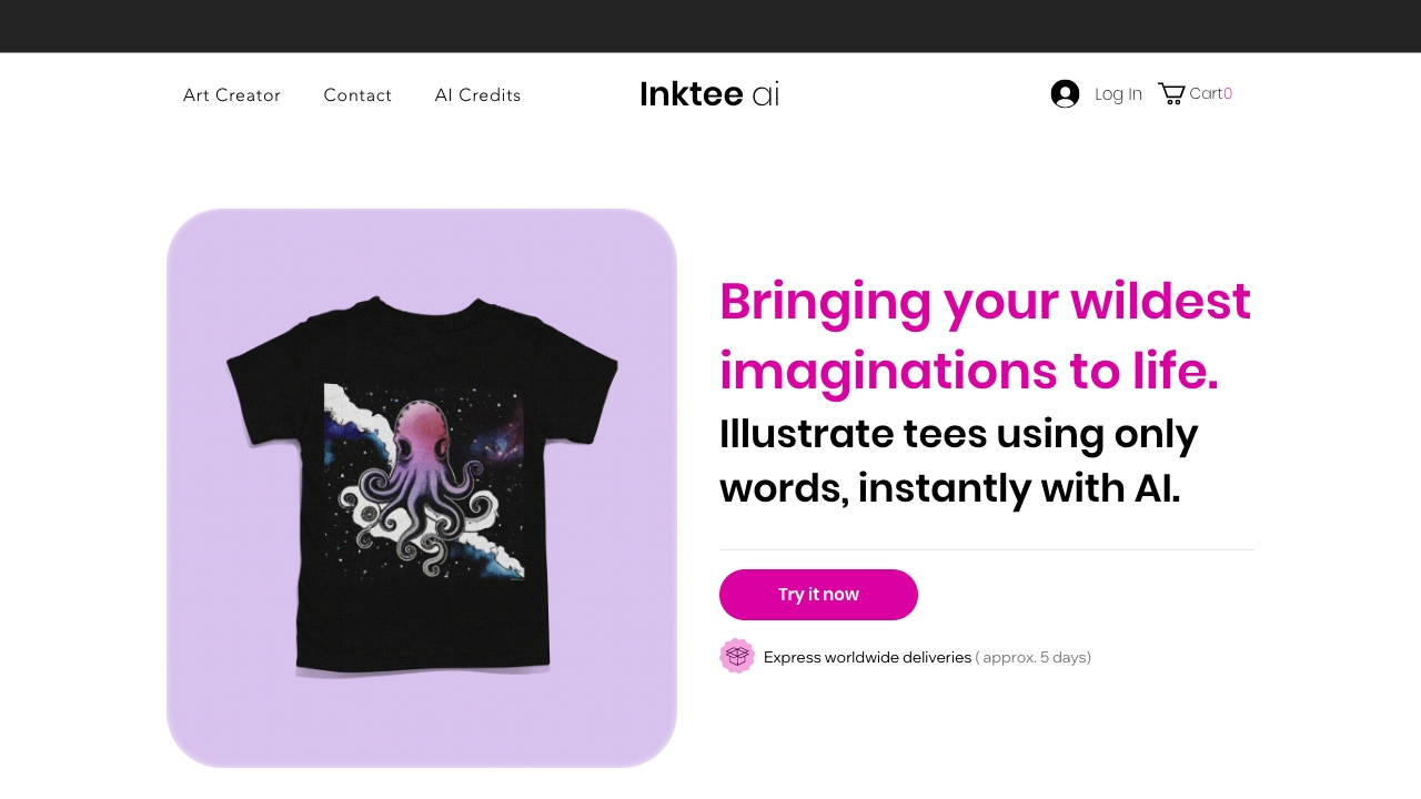 My AI Tees screenshot