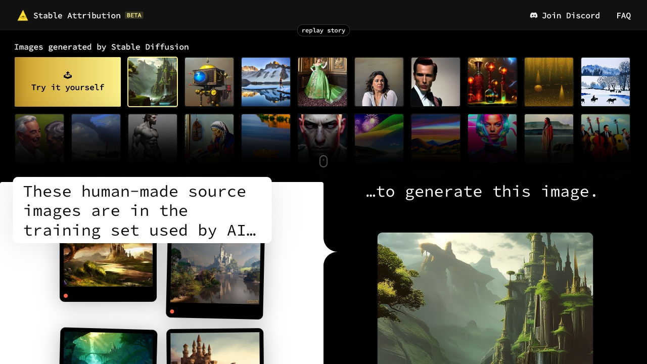 Stable Attribution screenshot