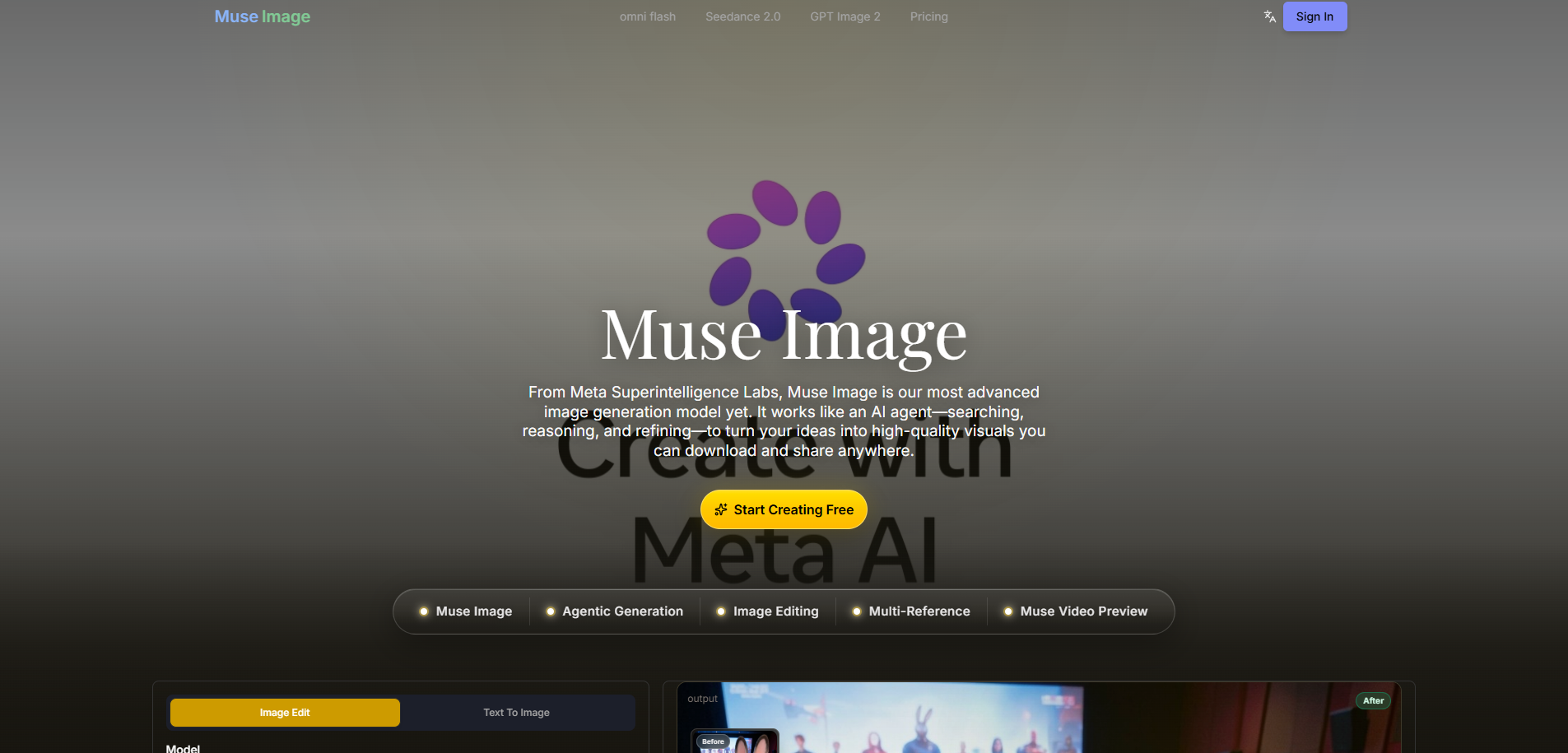 Muse Image screenshot