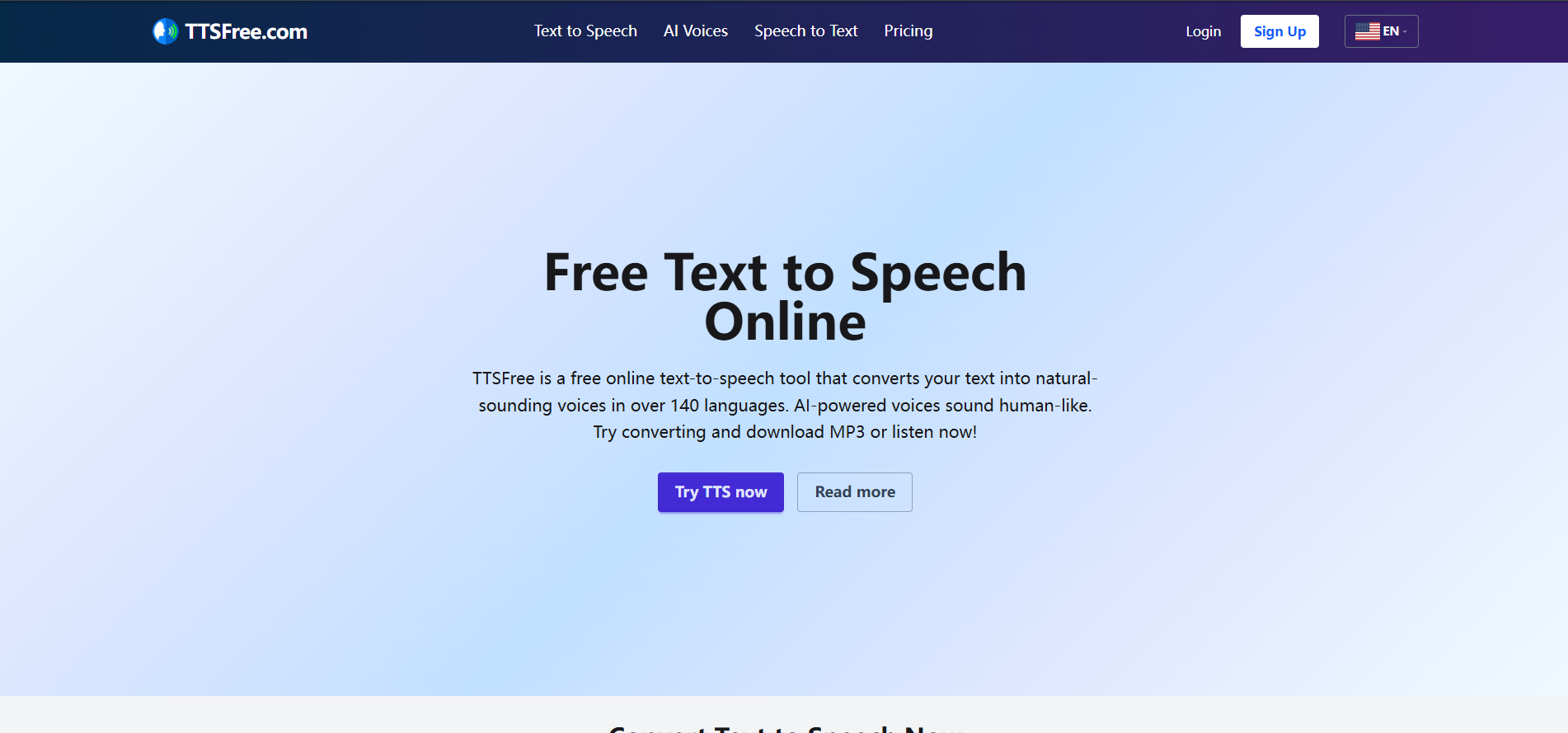 TTSFree screenshot
