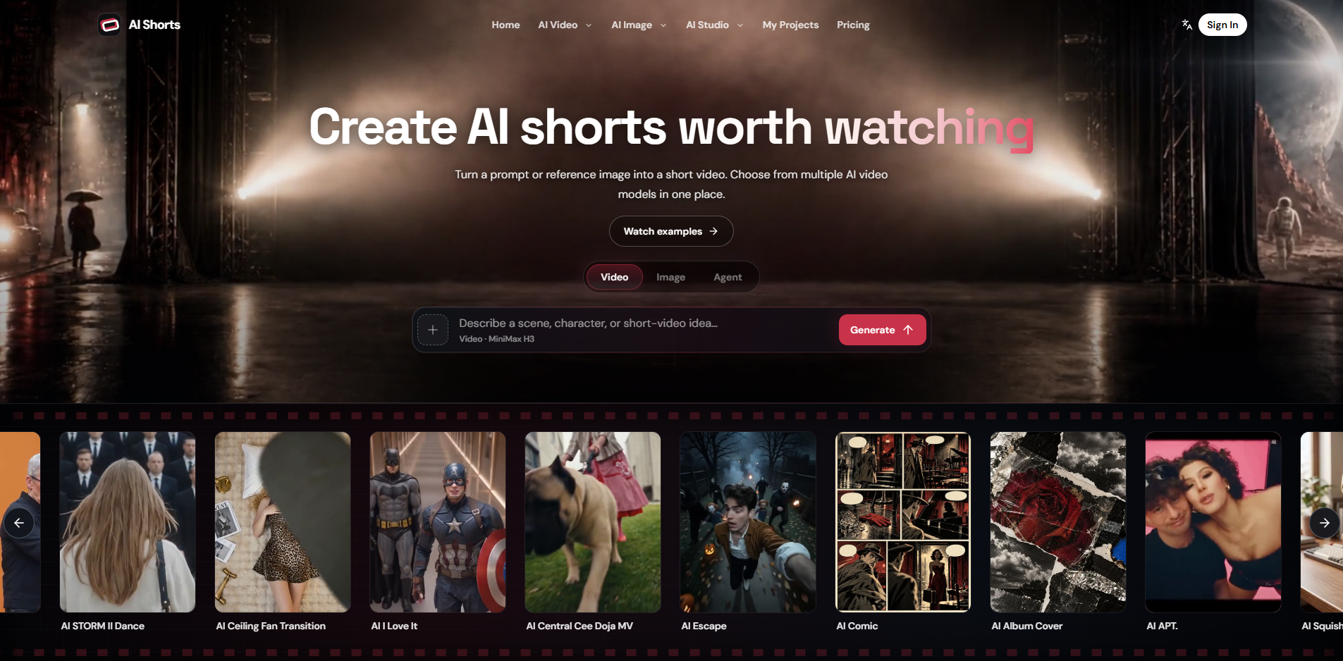 AI Shorts screenshot